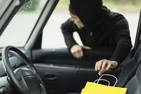 Theft of items in vehicle