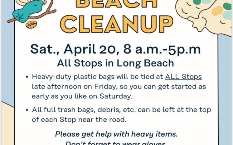 Flyer for Beach Cleanup
